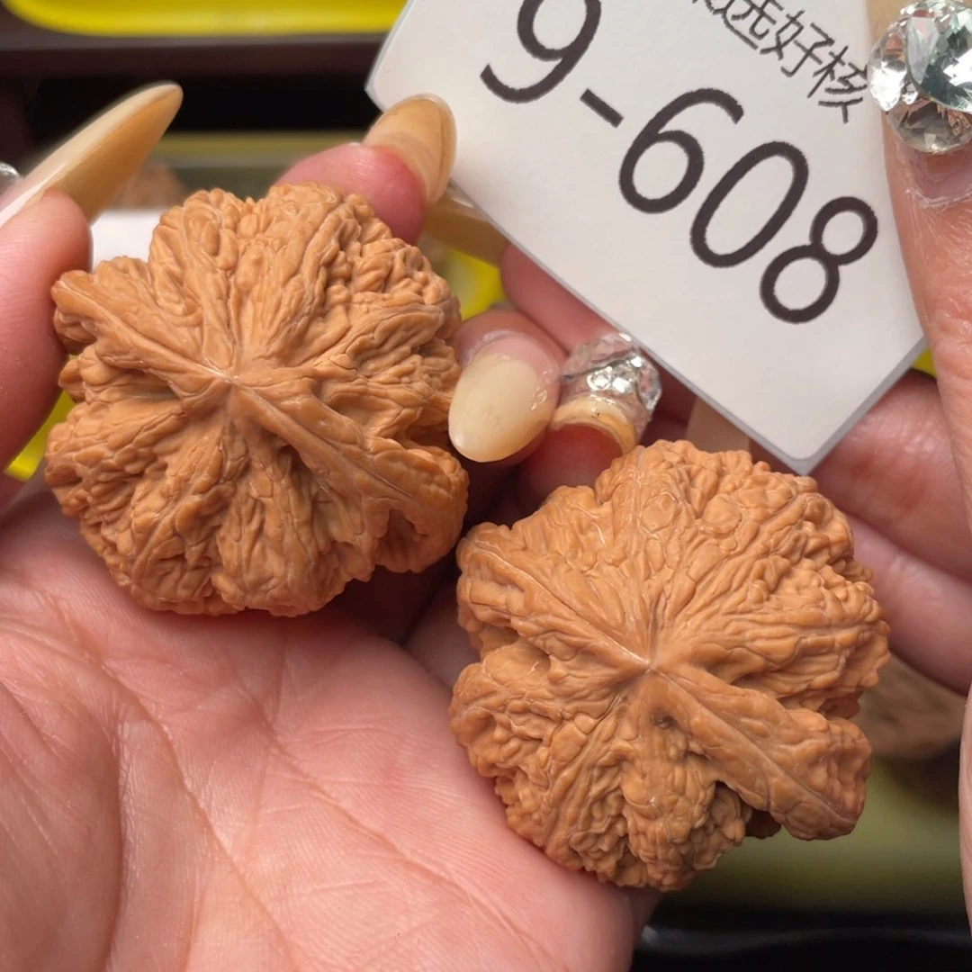 文玩核桃把件45全品精配平谷大粗筋