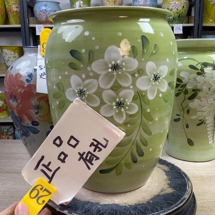 景德镇高温陶瓷花盆