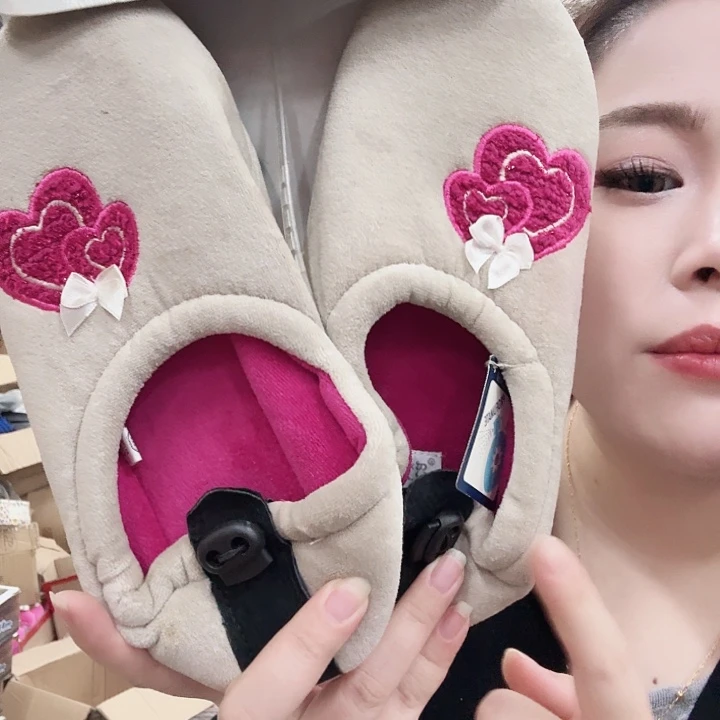 棉化纤灰色爱心微瑕37码