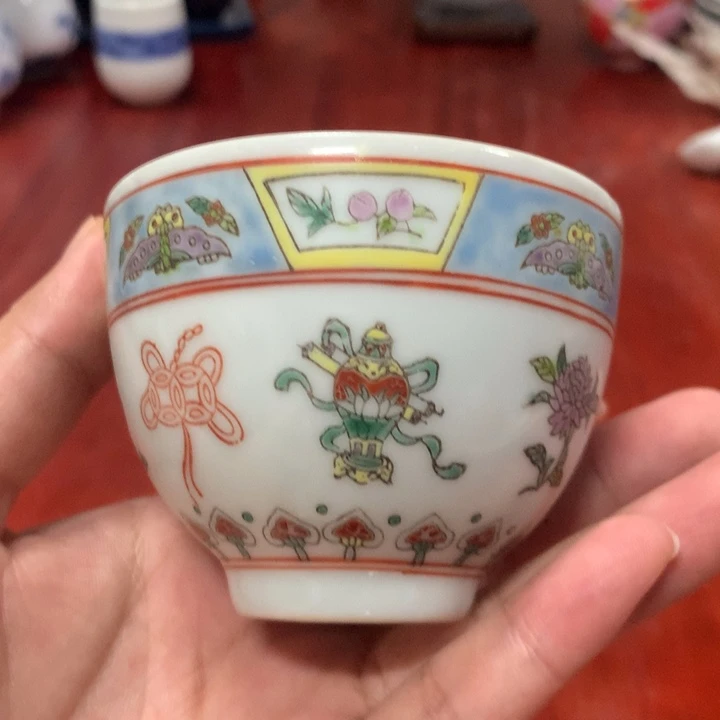 景德镇陶瓷粉彩主任杯