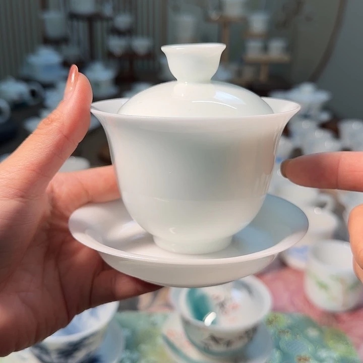 微瑕冰种专场三才盖碗盖下 180