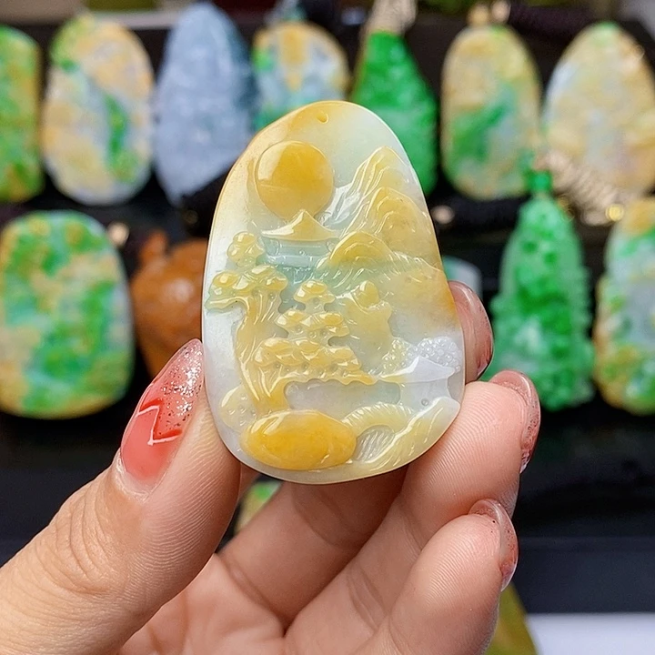 定制翡翠未镶嵌翡翠A货一物一证