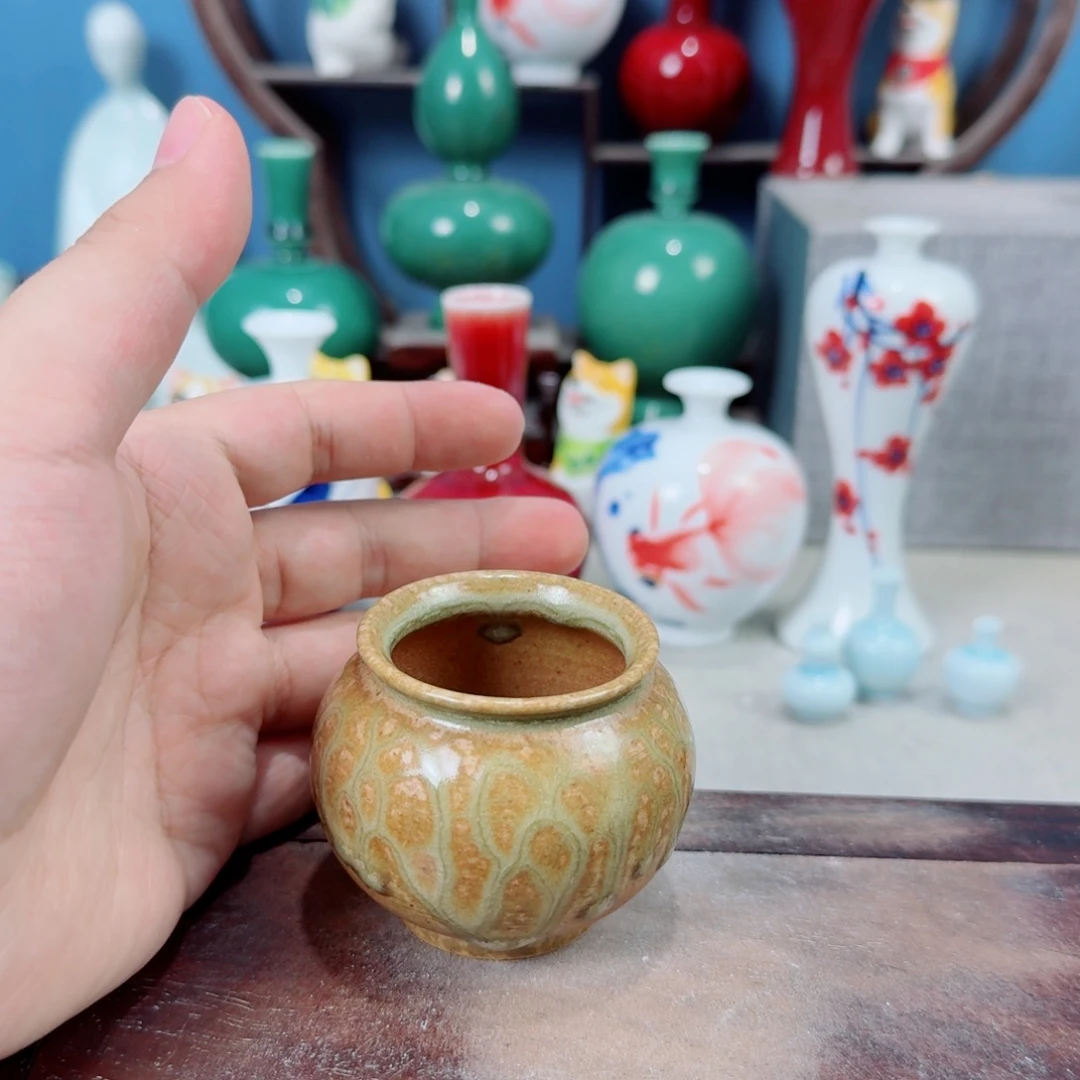 陶瓷手工小花器摆件