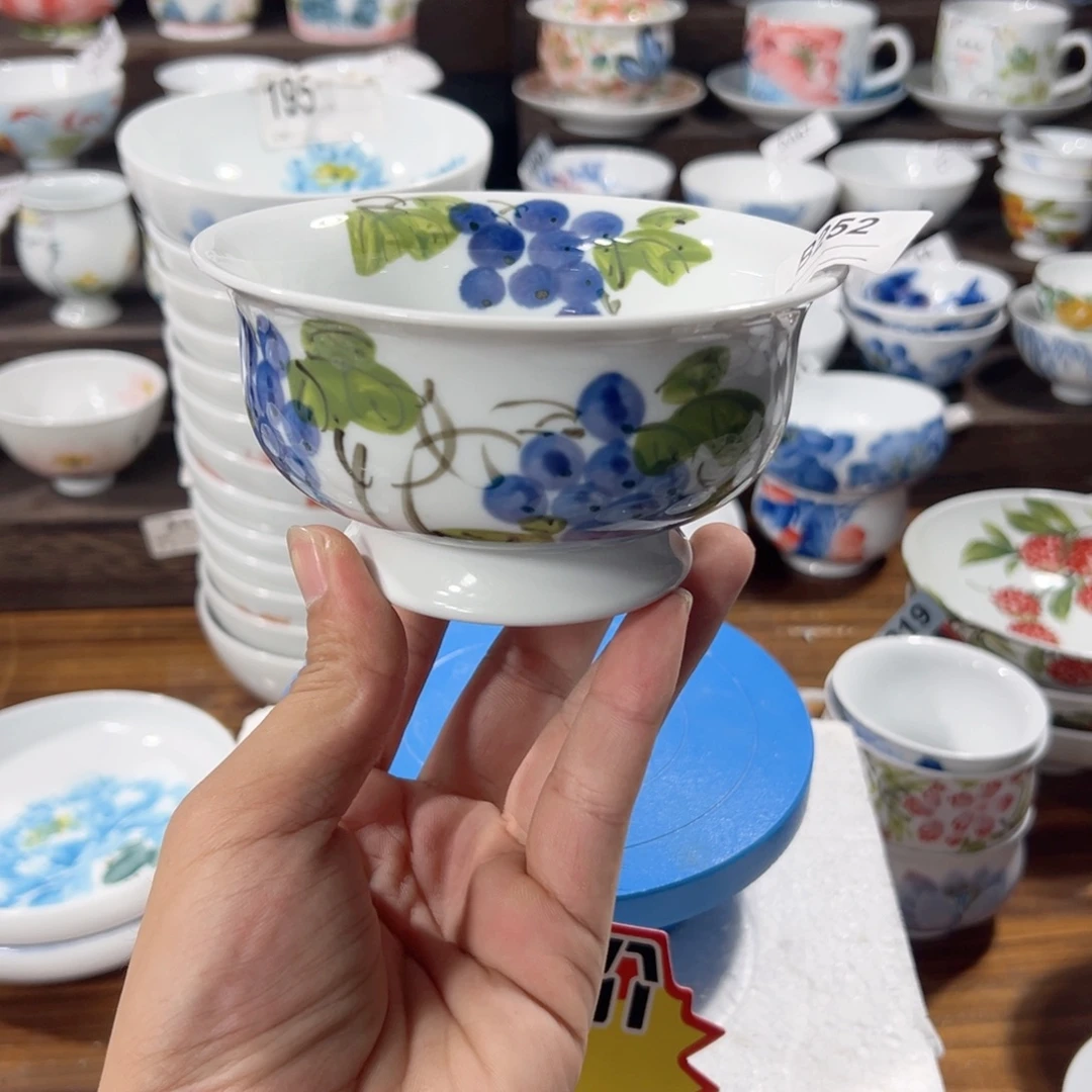景德镇手工手绘陶瓷4.6寸纯手工碗