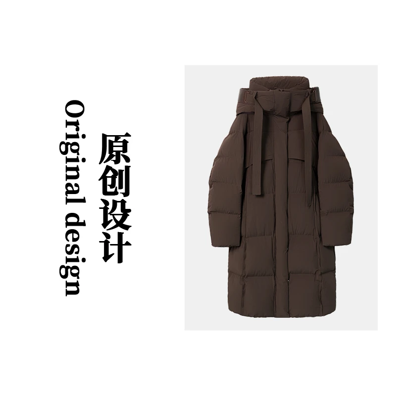 【格一专属】长款小O型前胸压胶羽绒服SDYH2275
