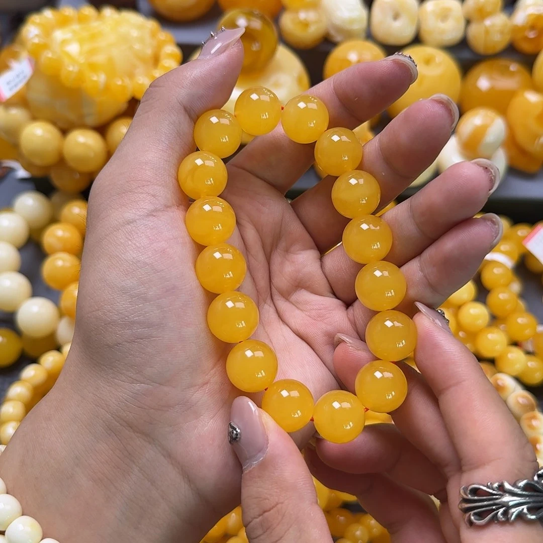 未镶嵌蜜蜡珠宝奇石同料15mm