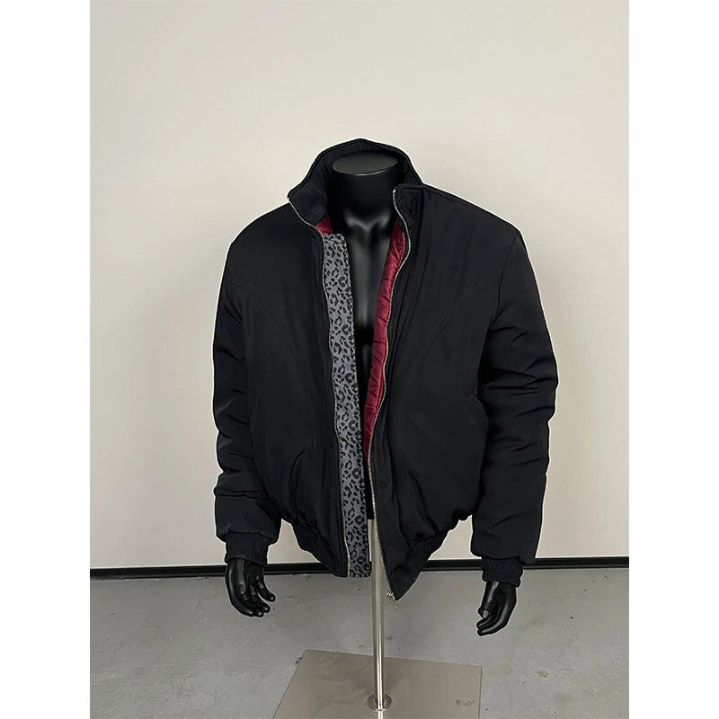 蛇年限定bomber三幻蛇夹克棉服男秋冬款美式潮牌解构系工装棒球服