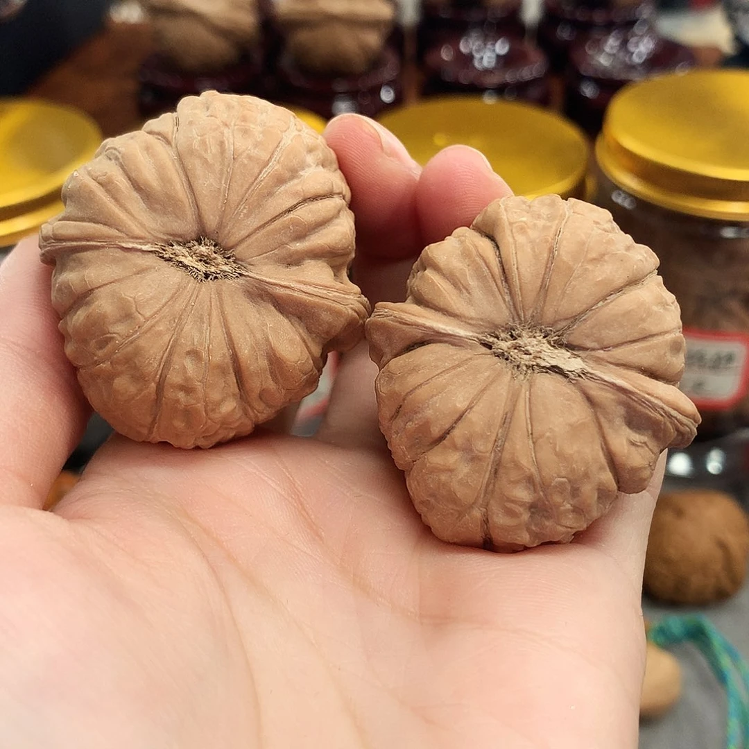 吊坠文玩核桃39 南瓜饼对歪