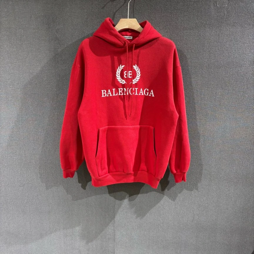 未使用 Balenciaga/巴黎世家 （pm）麦穗红色帽衫卫衣 全新s码/6360