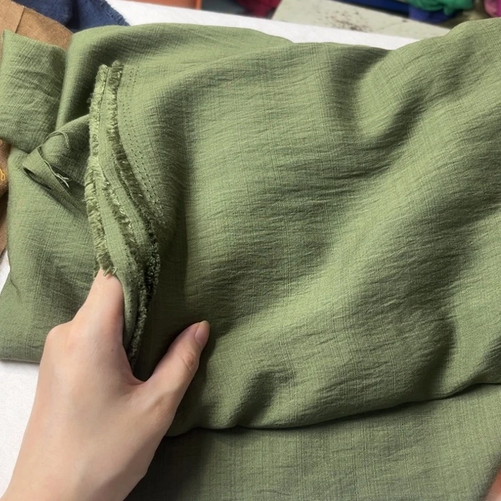 棉混纺军绿色3米。
