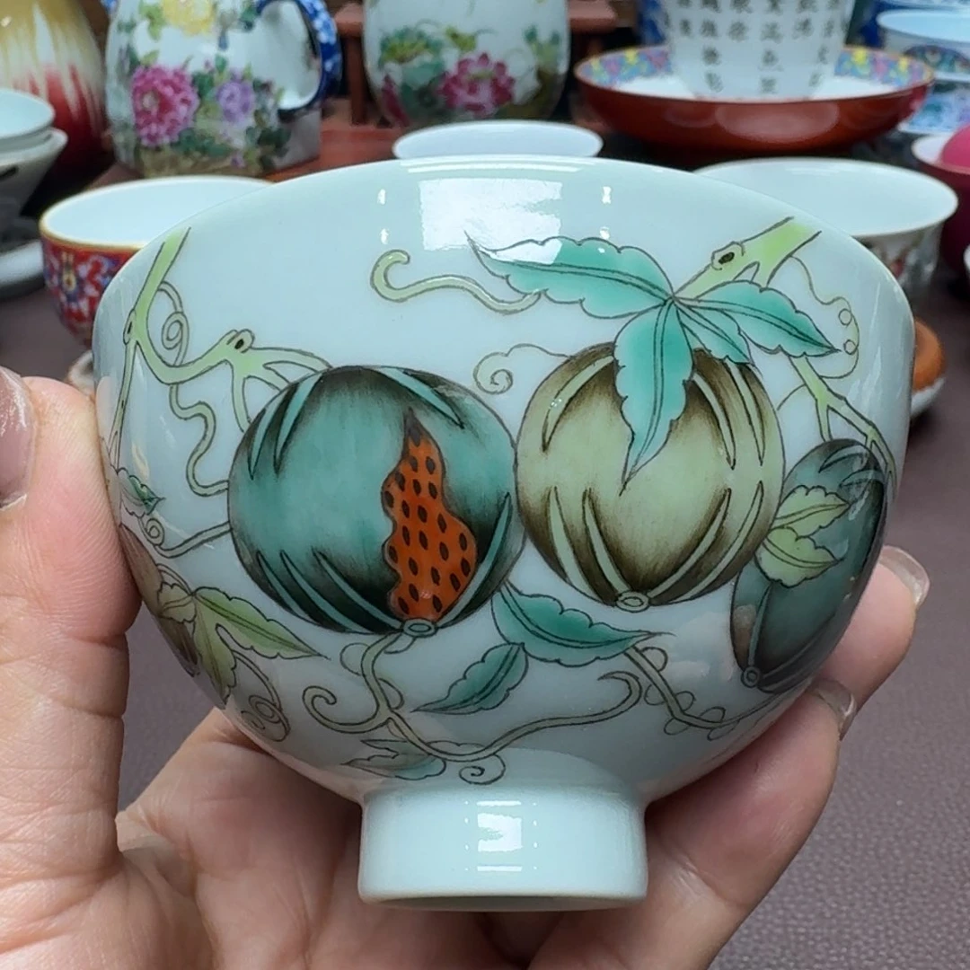 瓷片景德镇仿古手工制作精品展示