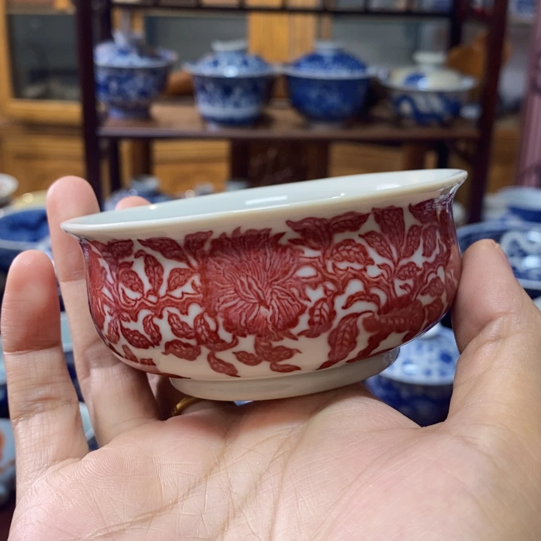正绎堂山茶花炉式杯