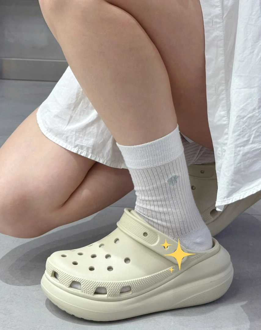 新款泡芙洞洞鞋增高5.2cm女夏季EVA包头厚底防滑沙滩凉鞋拖鞋户外