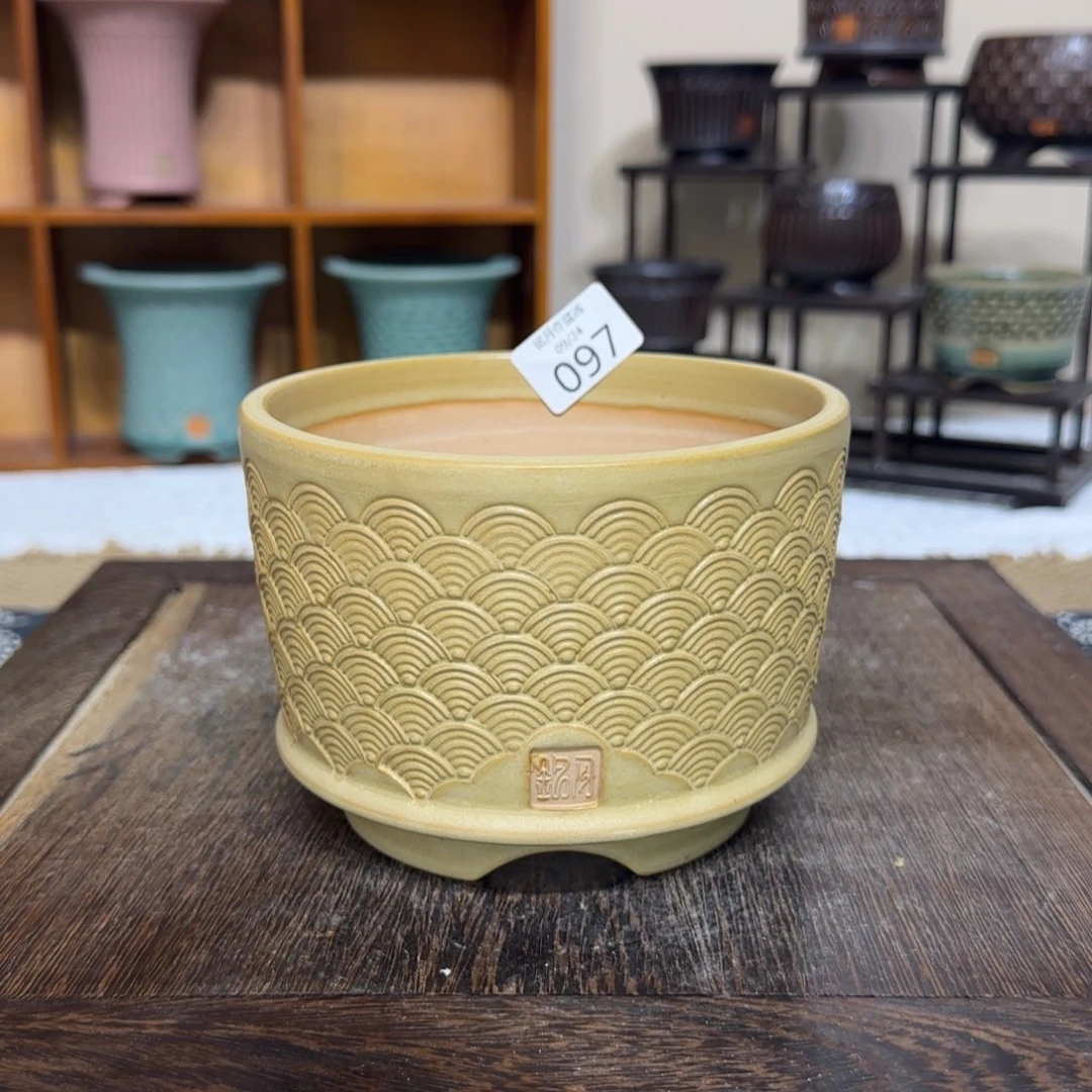 手工花盆 097 内口口径 11.9 cm