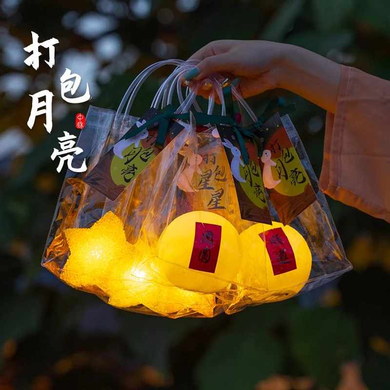 马年灯笼手提花灯成品发光装饰新款儿童手工d马年环创手工材料