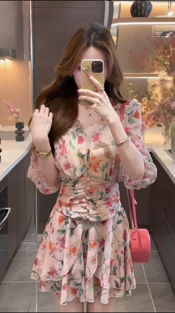 （现货）【子芸】《仙本那》上衣 短裙 长裙JJX5TZ3232印花夏季时尚气质