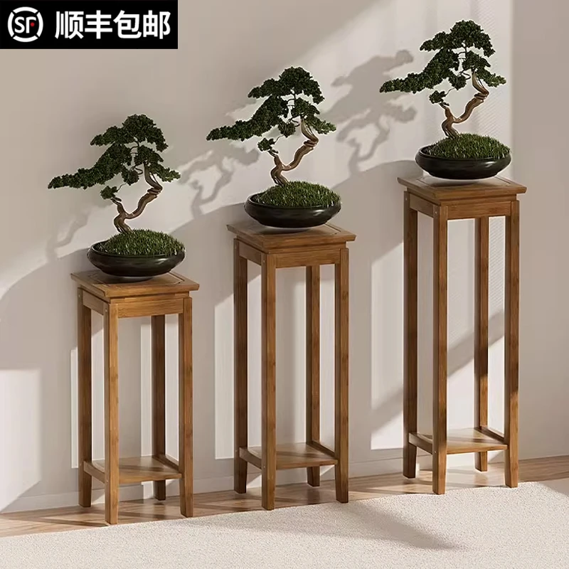 客厅花架子落地式室内家用阳台置物架多层实木绿萝植物摆放花盆架