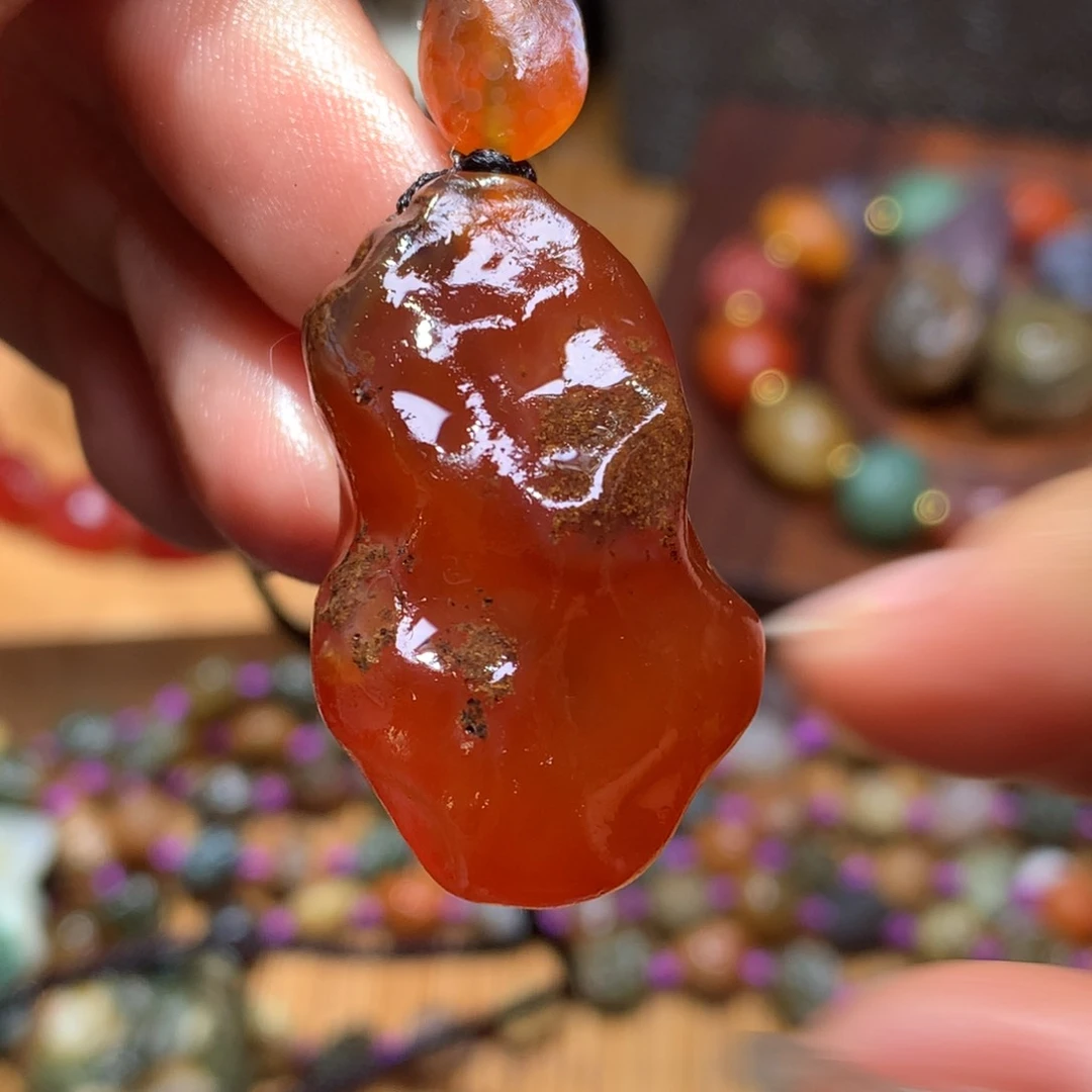 未镶嵌玛瑙/玉髓珠宝半成品