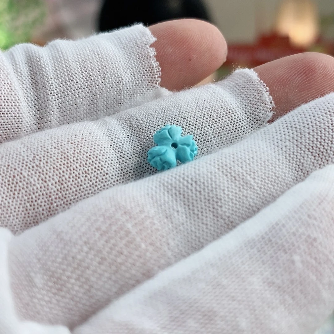 绿松石珠宝半成品未镶嵌