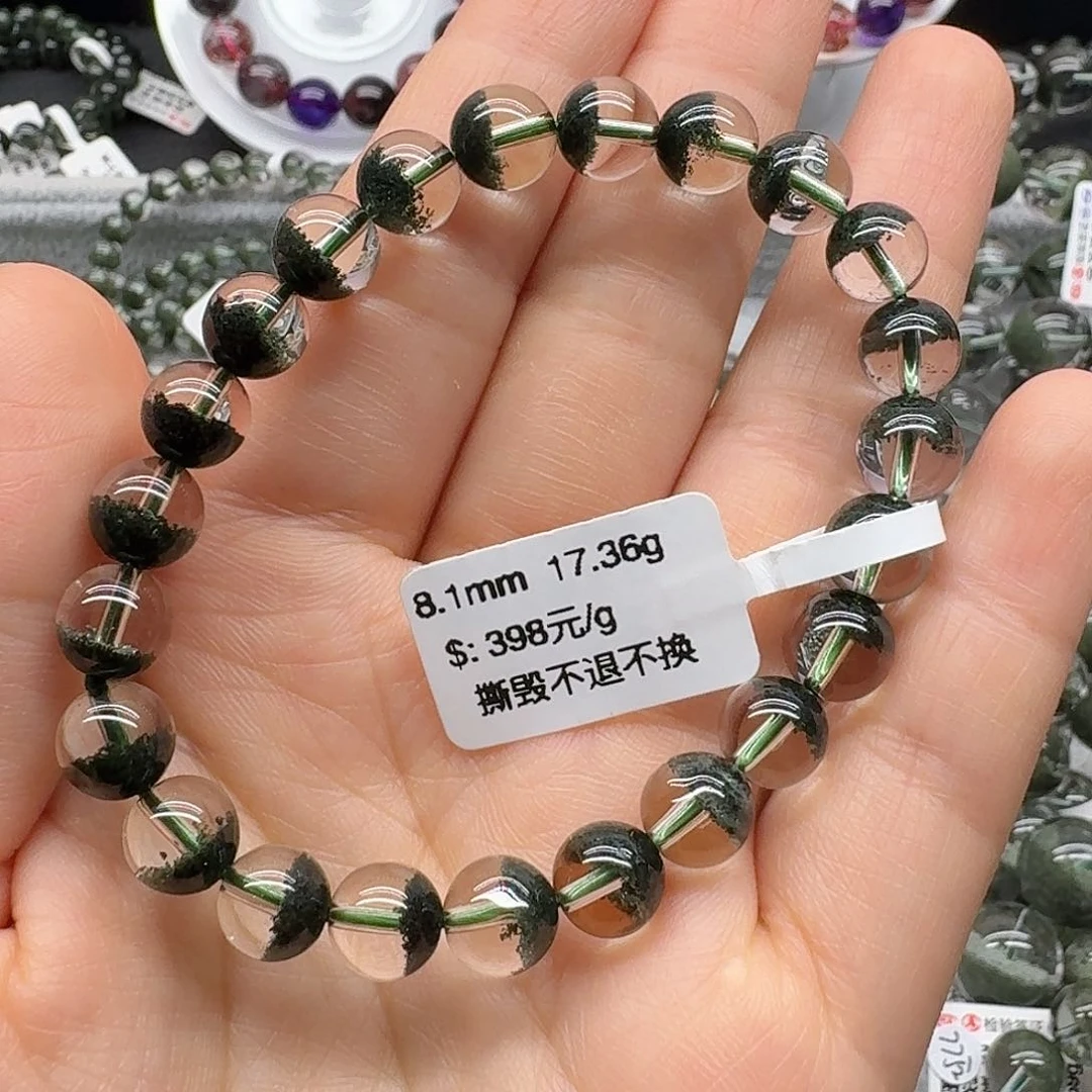水晶手链未镶嵌天然水晶