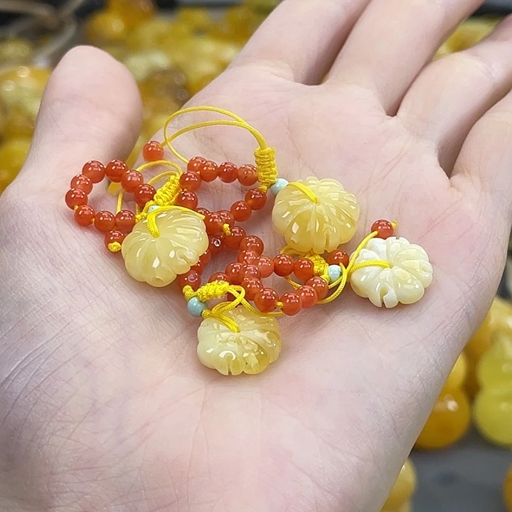 琥珀未镶嵌珠宝奇石琥珀蜜蜡多样性发其一J