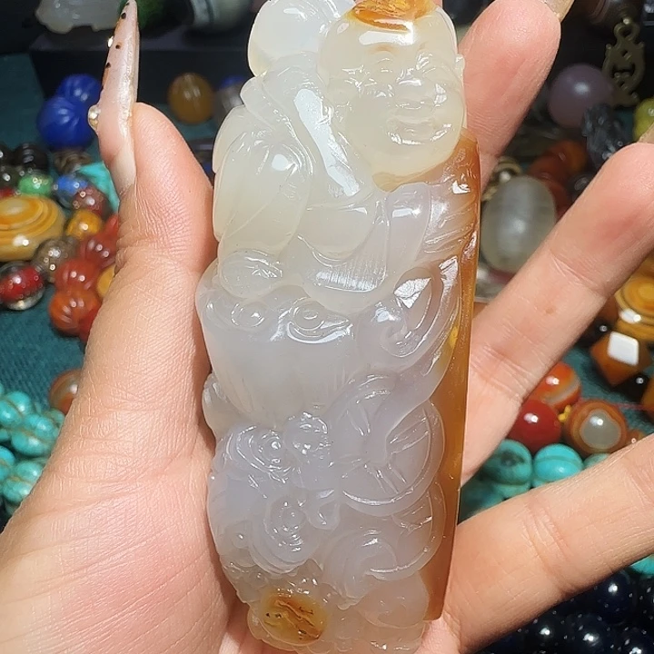 玛瑙/玉髓未镶嵌颈饰