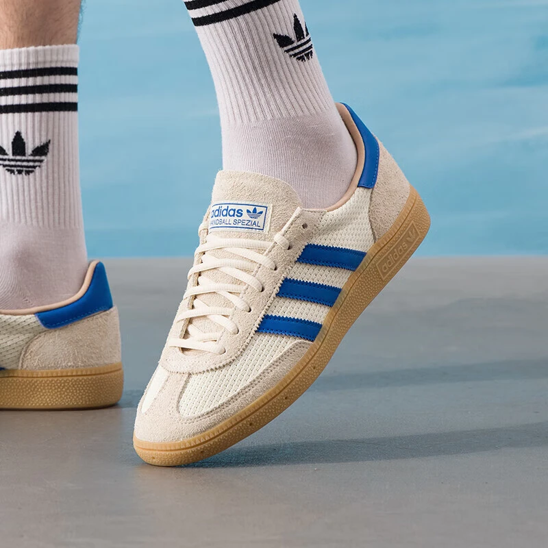 阿迪达斯Adidas男女鞋三叶草HANDBALL休闲德训鞋板鞋T头鞋JS3865