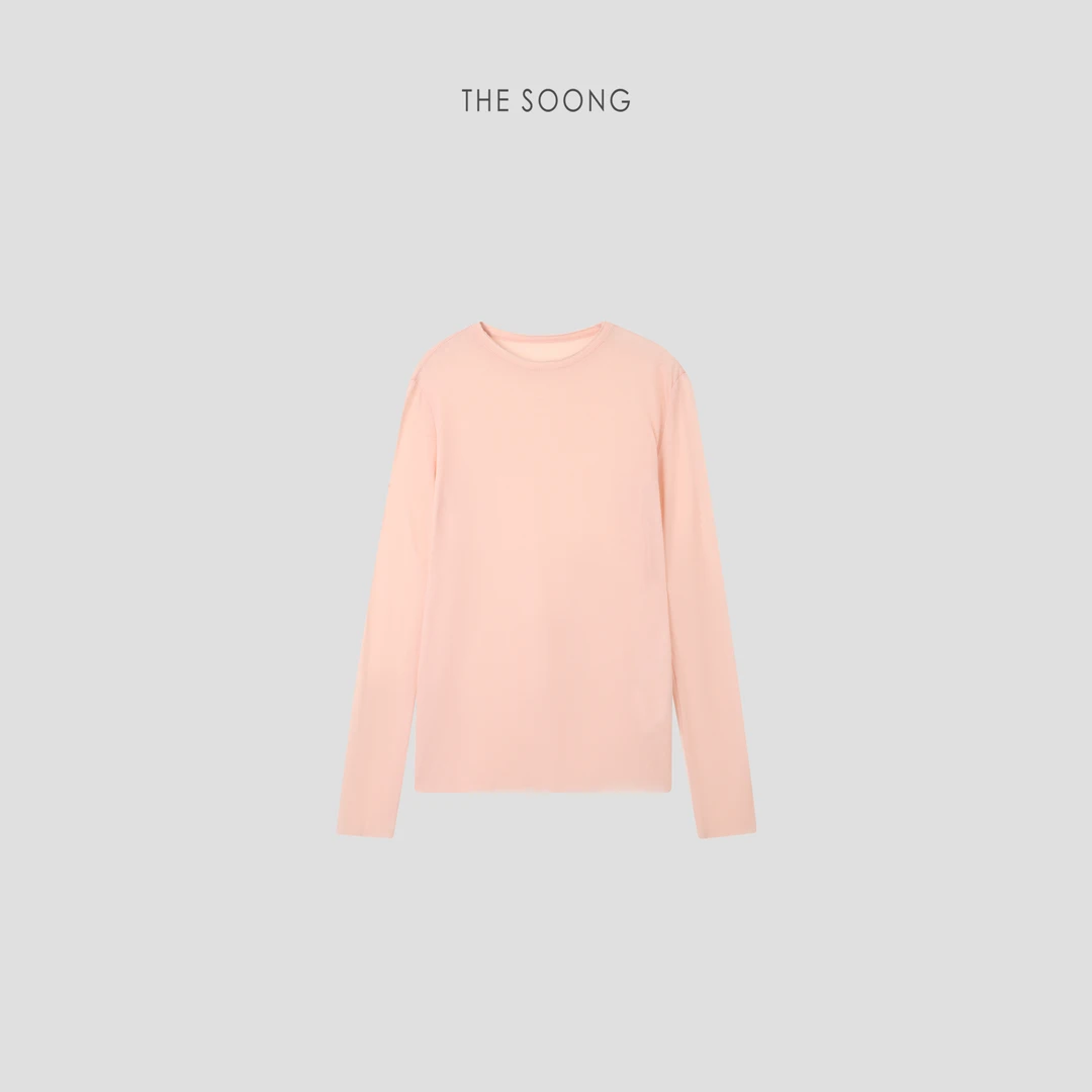 THESOONG|"随心裁2.0"超轻盈纯棉透气松弛感长袖T恤上衣HBTX7181