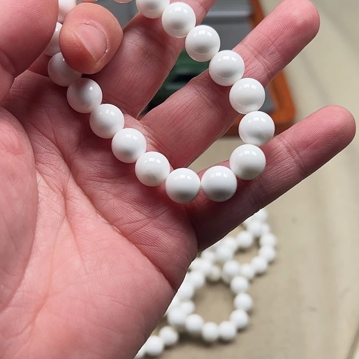 白玉菩提吊坠白色312