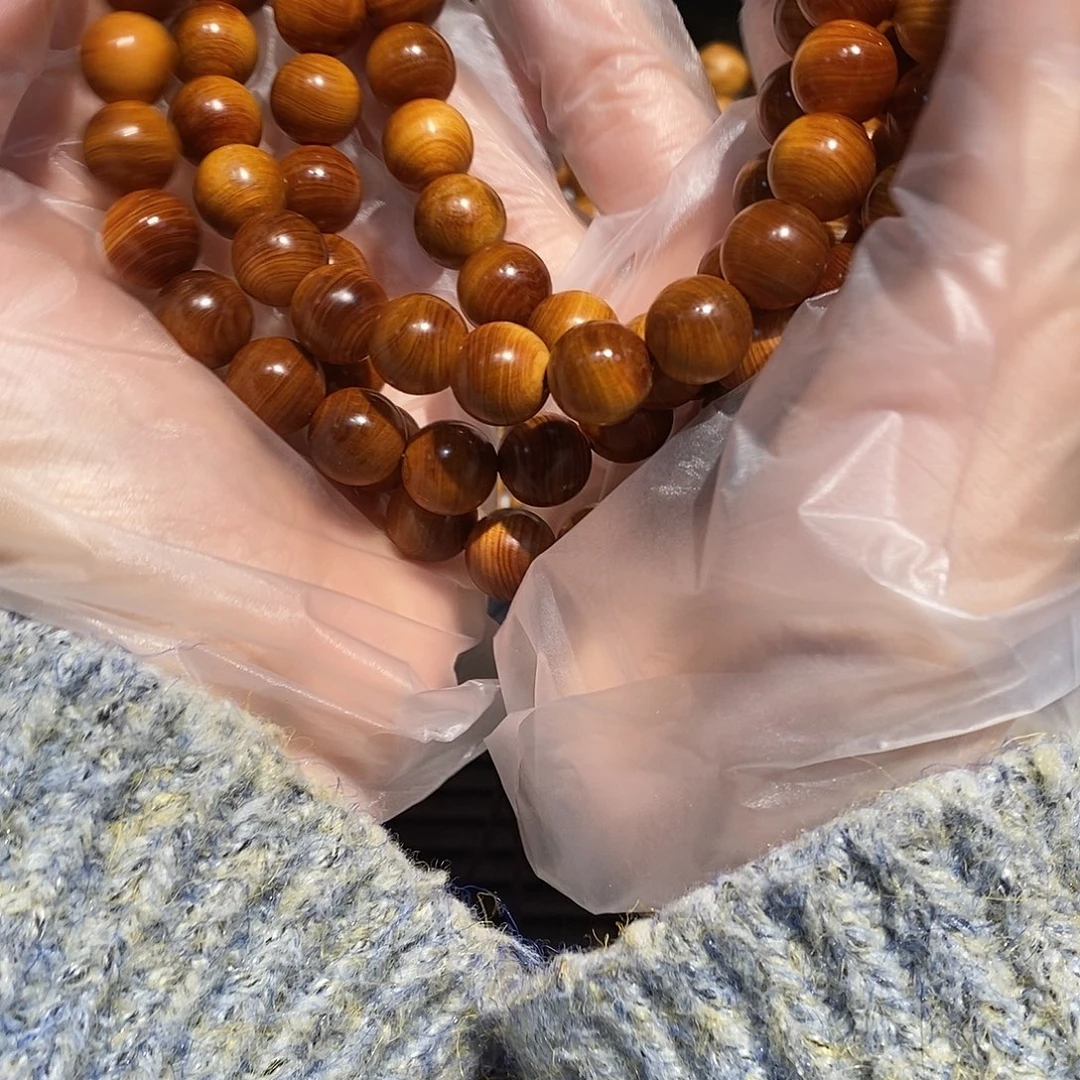 精***精柏木（崖柏）1.2黑油泥膏顶香108颗