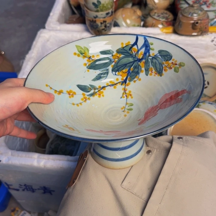 瓷片景德镇陶瓷手工手绘