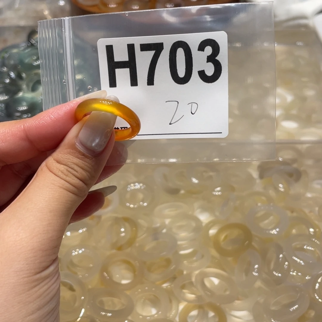 玛瑙/玉髓未镶嵌戒指703