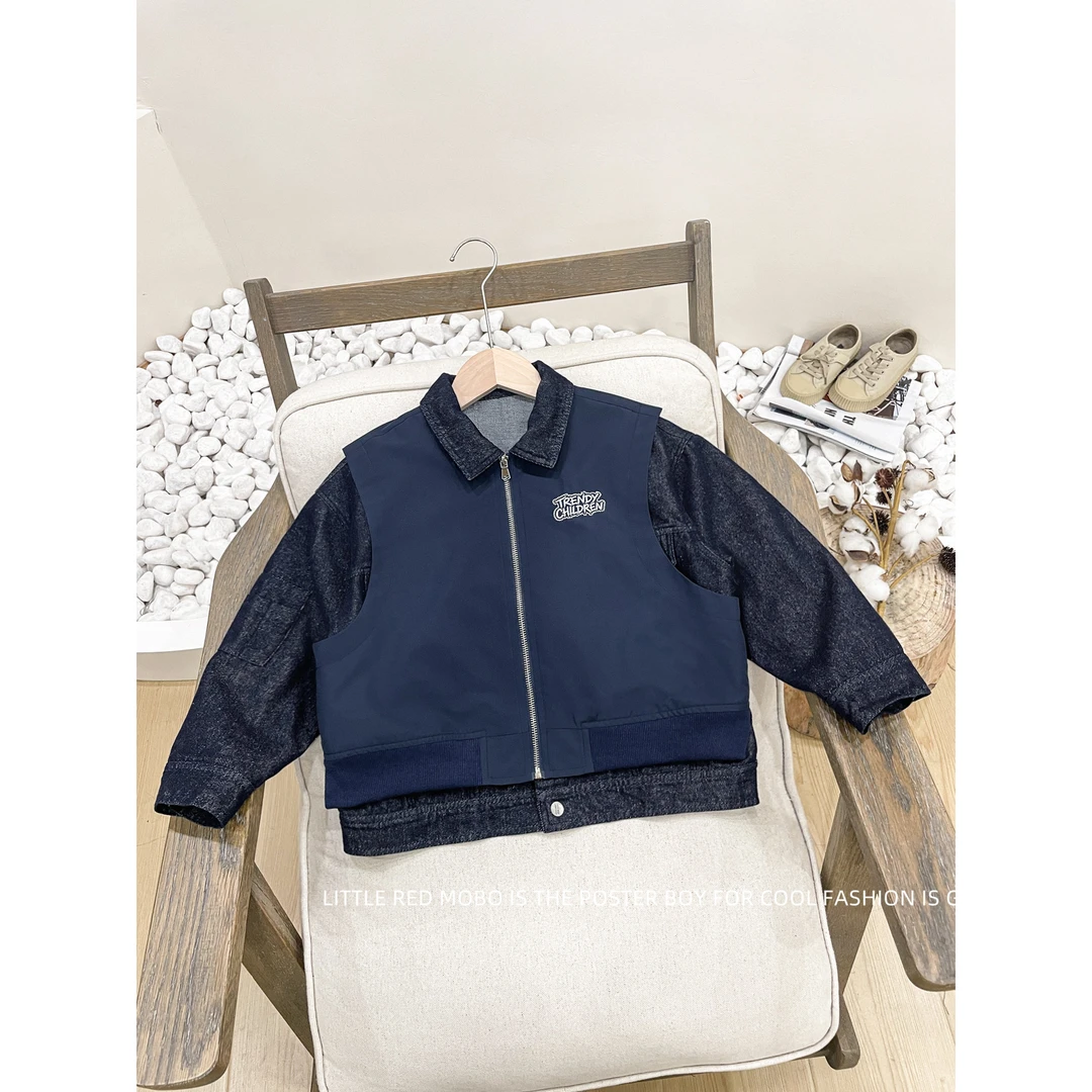 【9.5新款】童装男儿童百搭休闲牛仔外套2025春秋新款MMY831277