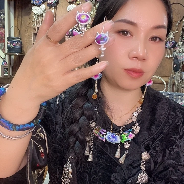 耳环是真的好看呀啊