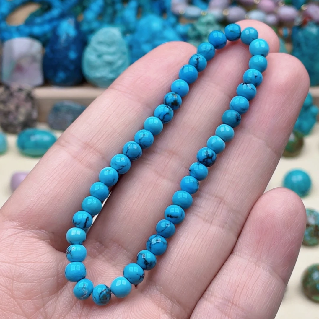绿松石未镶嵌绿松石5.3mm