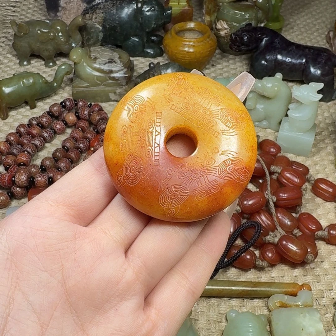 白玉菩提吊坠挂件