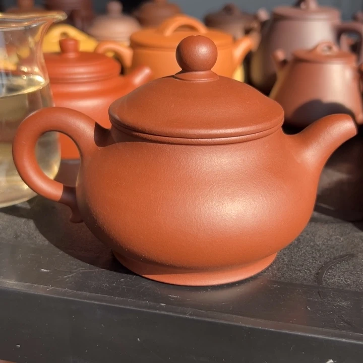 紫砂茶案精工潘壶260cc