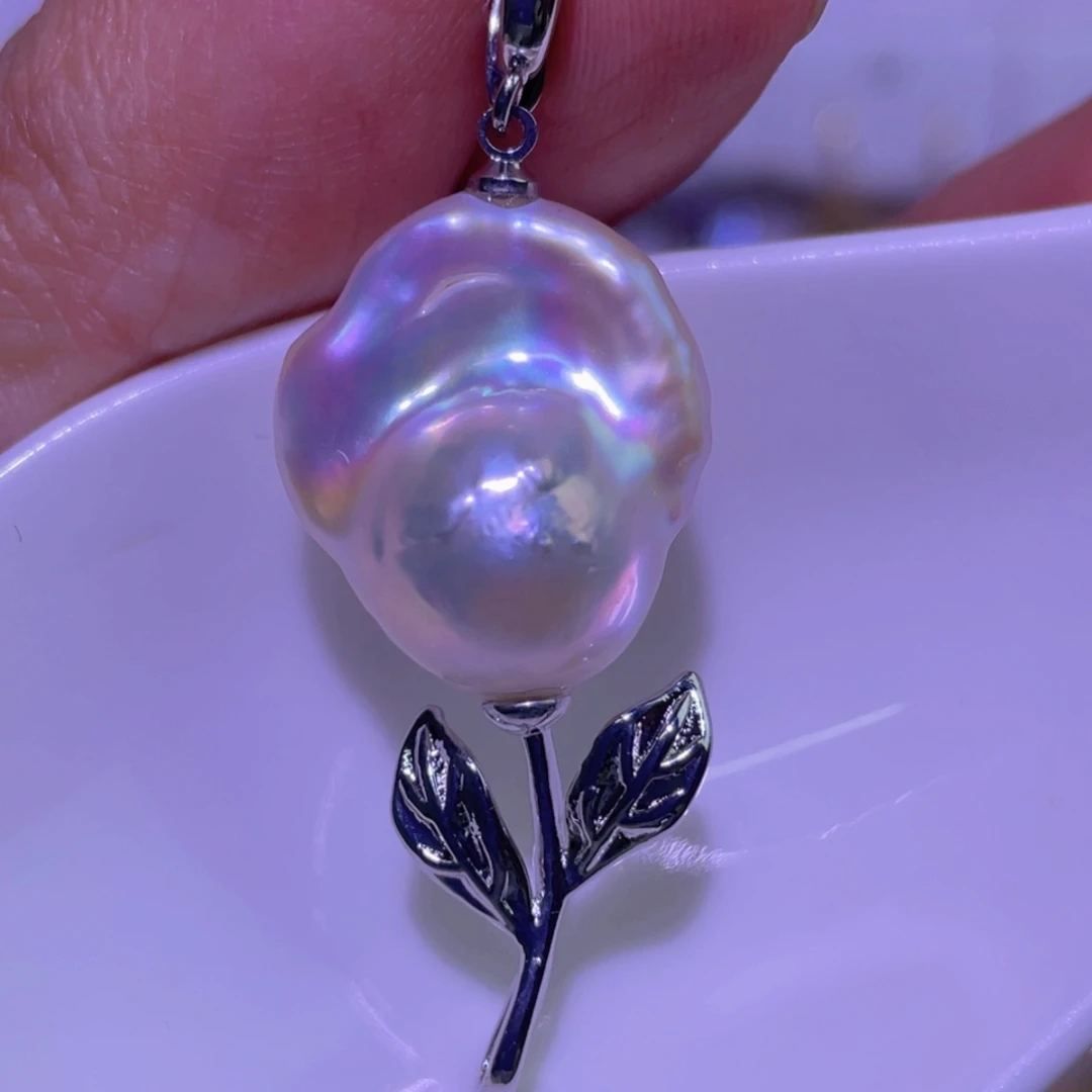未镶嵌天然淡水珍珠吊坠淡水珍珠