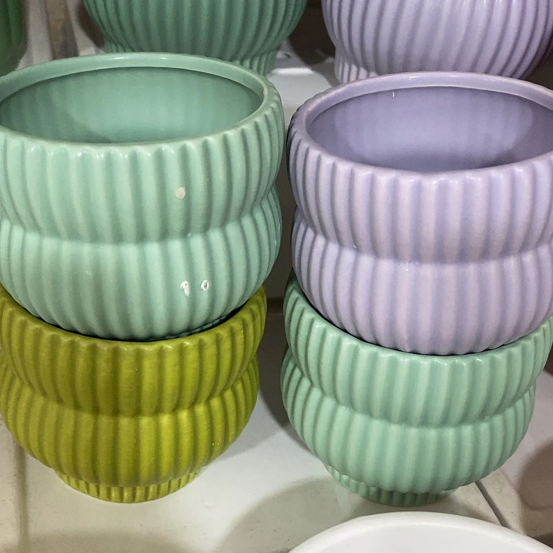 陶摆件陶盆有孔 瑕疵介意勿拍