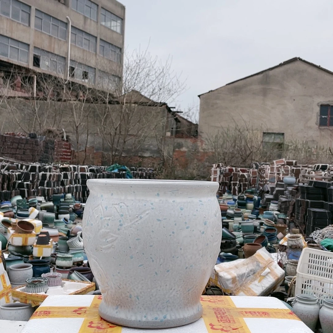 宜兴紫砂粗陶花盆