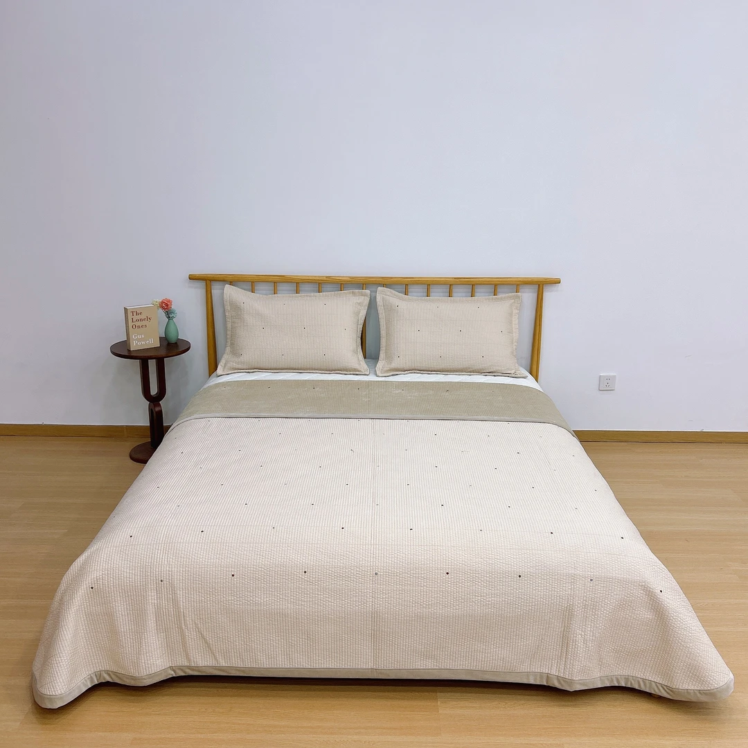 【掌上明珠床盖三件套】高端轻奢50支天丝床盖三件套 床品套件