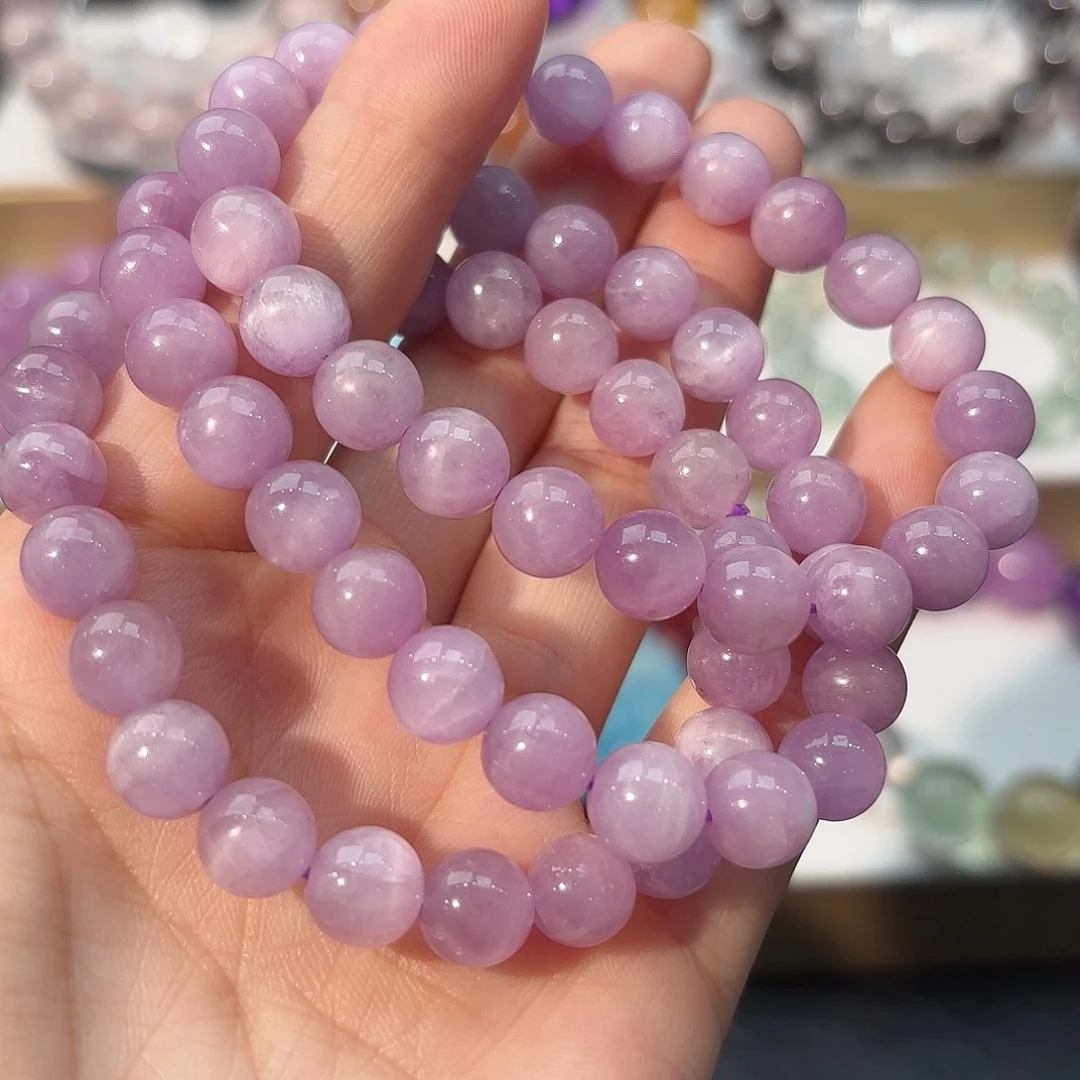 水晶手链未镶嵌紫锂辉多样发一