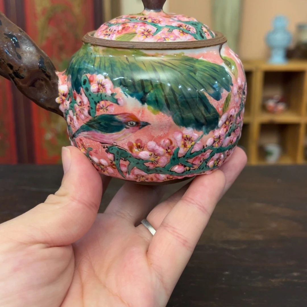 柴烧手工手绘陶瓷