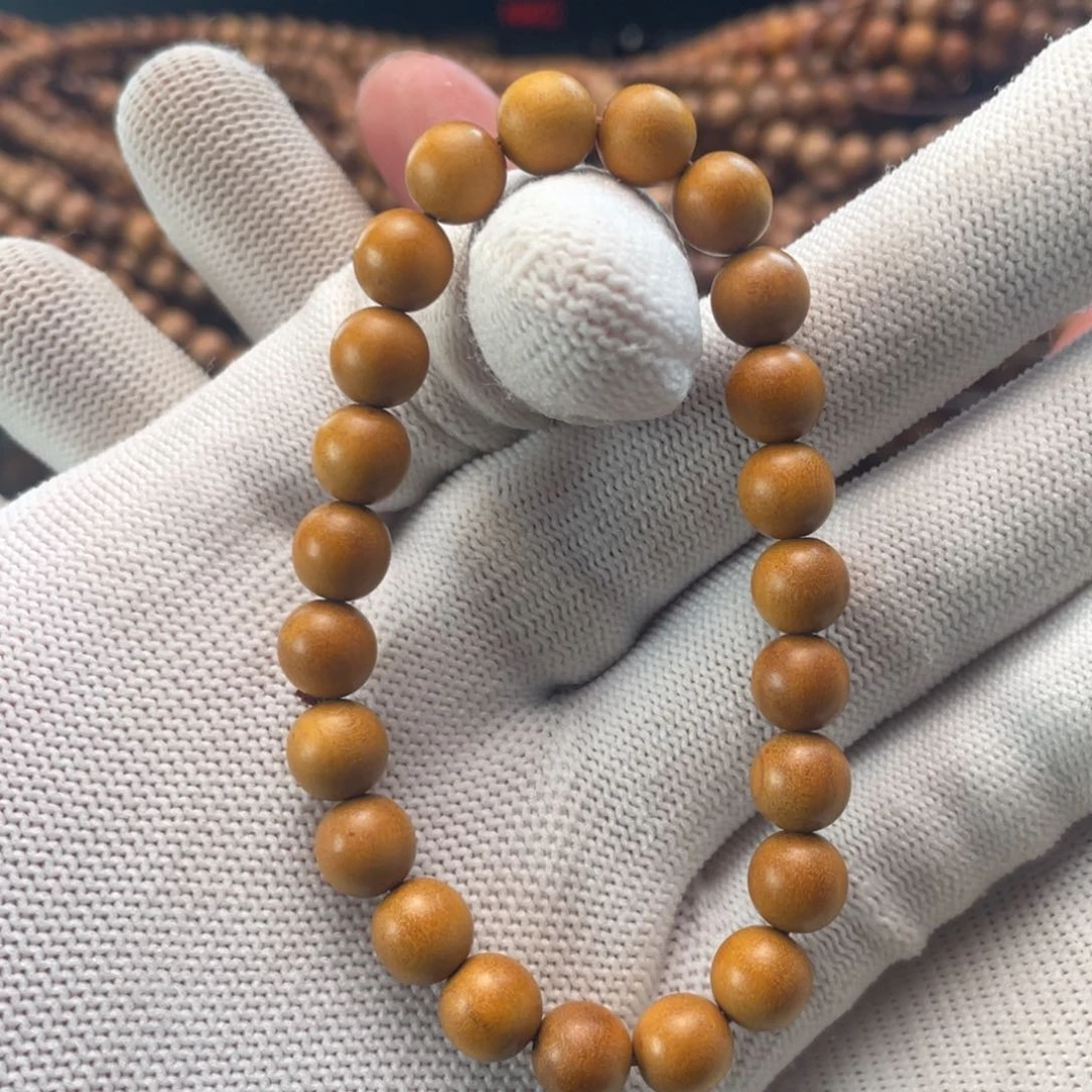 檀香木手串/手链0.8黄顺