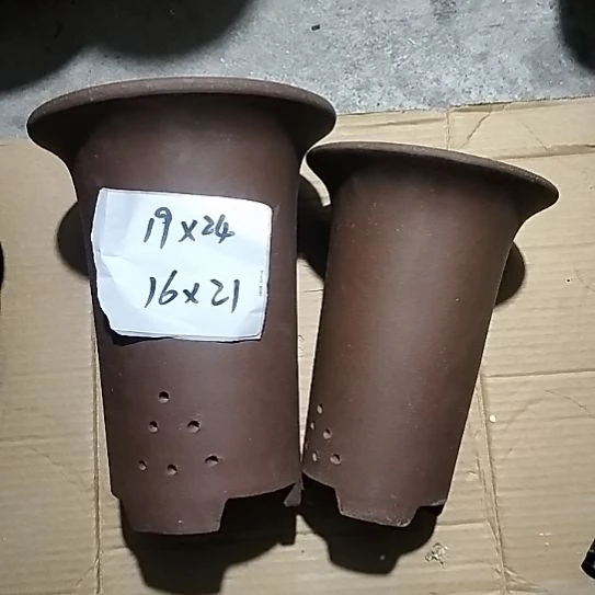 紫砂兰花盆两个紫砂花盆