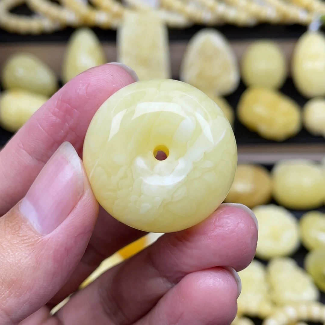 琥珀未镶嵌裸石琥珀蜜蜡