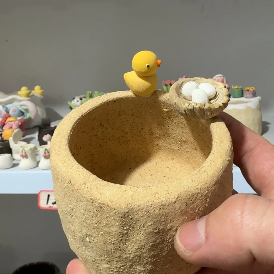 厂家直销手工花盆摆件