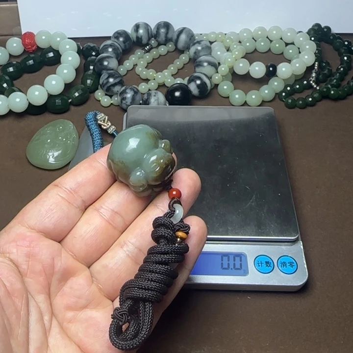 和田玉未镶嵌吊坠(不含链)