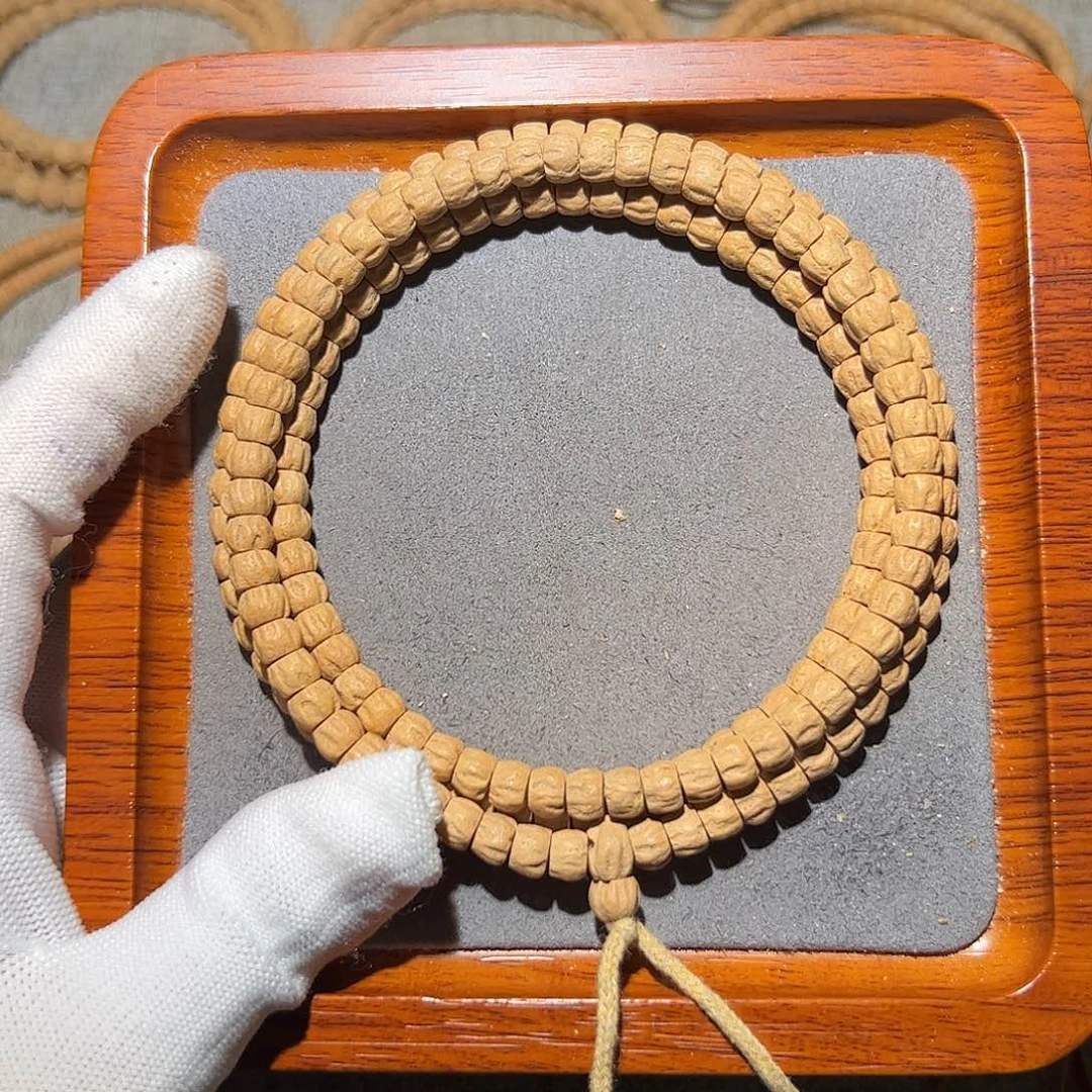 程***美柏香籽/百香籽吊坠黄油皮方块顺6.5+