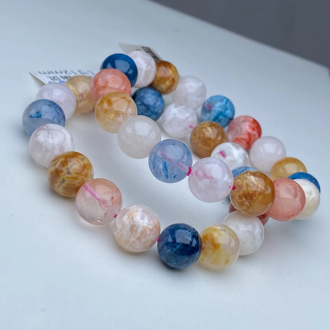 731号天然高品质四季雪花彩幽灵手链多样性发一件